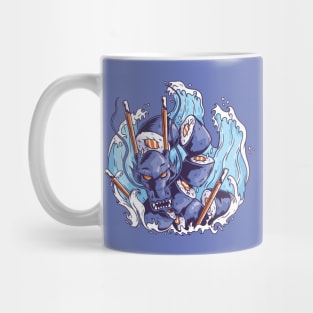 Vintage Sushi Sea Dragon Mug